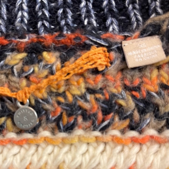 Anthropologie Knitted & Knotted Multi-colour Open Front Cardigan (XS) - Picture 13 of 16